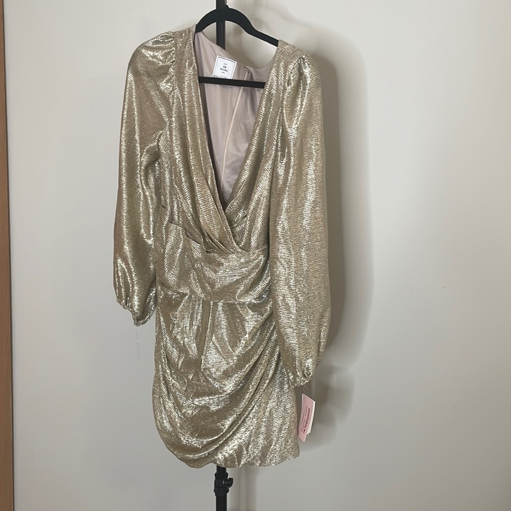 Plus Size Mini Dress | Metallic | 20